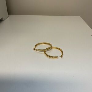 .925 Sterling Silver Hoop Earrings